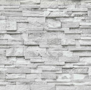 Witte Stenen Behang 346129237 - Witte Stenen Behang